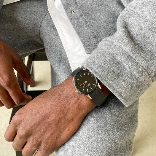  Shop Authentic Daniel Wellington Iconic Motion Black Dial Black Rubber Strap Watch For Men - DW00100425 - Luxxuri