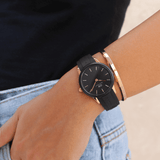  Shop Authentic Daniel Wellington Iconic Motion Black Dial Rubber Strap Watch For Women - DW00100426 - Luxxuri