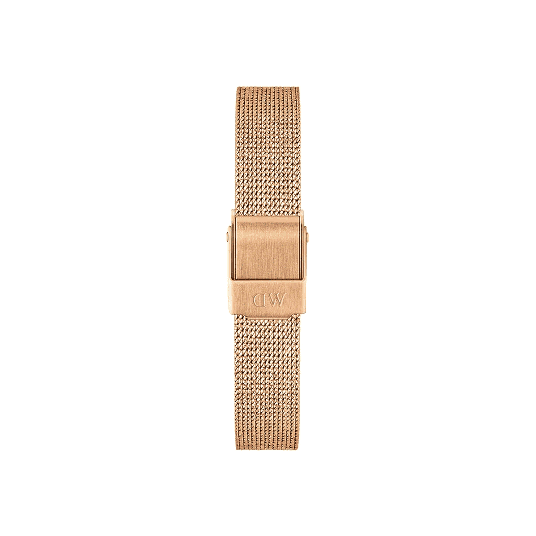 Daniel Wellington Quadro Melrose Green Dial Rose Gold Mesh Strap Watch For Women - DW00100437
