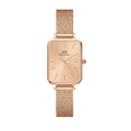  Shop Authentic Daniel Wellington Quadro Unitone Rose Gold Dial Rose Gold Mesh Strap Watch For Women - DW00100484 - Luxxuri
