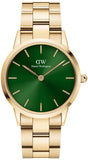  Shop Authentic Daniel Wellington Iconic Link Emerald Green Dial Rose Gold Steel Strap Watch For Women - DW00100419 - Luxxuri