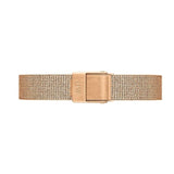  Shop Authentic Daniel Wellington Petite Pressed Melrose Black Dial Rose Gold Mesh Strap Watch For Women - DW00100440 - Luxxuri