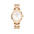  Shop Authentic Daniel Wellington Iconic Link White Dial Rose Gold Steel Strap Watch For Women - DW00100211 - Luxxuri