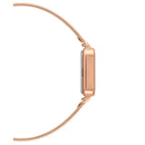  Shop Authentic Daniel Wellington Quadro Studio White Dial Rose Gold Mesh Strap Watch For Women - DW00100517 - Luxxuri