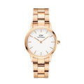  Shop Authentic Daniel Wellington Iconic Link White Dial Rose Gold Steel Strap Watch for Women - DW00100213 - Luxxuri