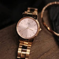  Shop Authentic Daniel Wellington Iconic Donna Pink Dial Rose Gold Steel Strap Watch For Women - DW00100331 - Luxxuri