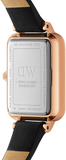  Shop Authentic Daniel Wellington Quadro Sheffield Black Dial Black Leather Strap Watch For Women - DW00100435 - Luxxuri