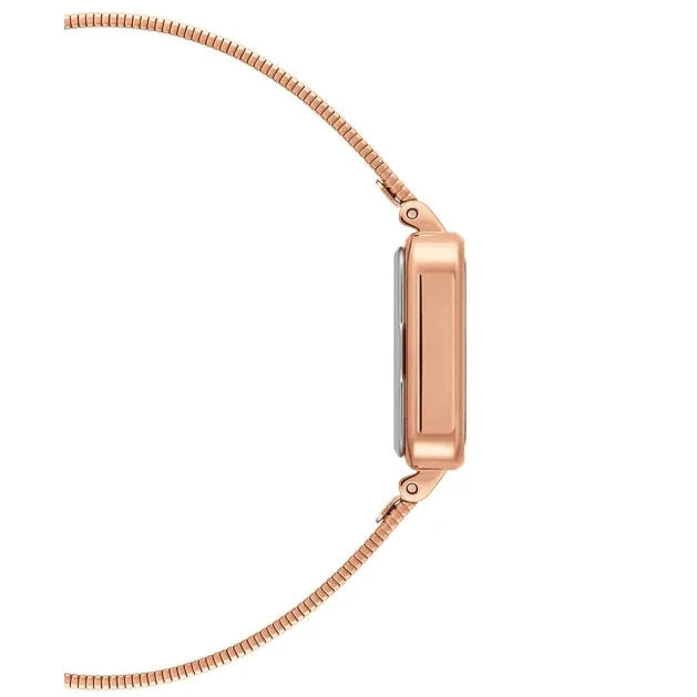  Shop Authentic Daniel Wellington Quadro Studio Green Dial Rose Gold Mesh Strap Watch For Women - DW00100520 - Luxxuri