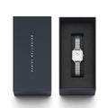  Shop Authentic Daniel Wellington Quadro Studio White Dial Silver Mesh Bracelet Watch For Women - DW00100521 - Luxxuri