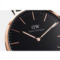  Shop Authentic Daniel Wellington Bristol Black Dial Brown Leather Strap Watch For Men - DW00100125 - Luxxuri