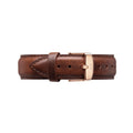  Shop Authentic Daniel Wellington Classic Bristol White Dial Brown Leather Strap Watch For Women - DW00100039 - Luxxuri