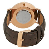  Shop Authentic Daniel Wellington Classic York White Dial Brown Leather Strap Watch For Men - DW00100011 - Luxxuri