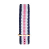  Shop Authentic Daniel Wellington Classic South Hampton White Dial Two Tone Nylon Strap Watch For Women - DW00100034 - Luxxuri