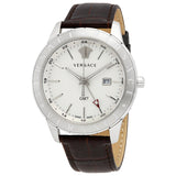  Shop Authentic Versace Univers White Dial Brown Leather Strap Watch for Men - VEBK00118 - Luxxuri