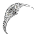  Shop Authentic Emporio Armani Meccanico Skeleton Silver Dial Silver Steel Strap Watch For Men - AR1945 - Luxxuri