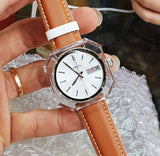  Shop Authentic Fossil Candy White Dial Brown Leather Strap Watch for Women - ES3538 - Luxxuri