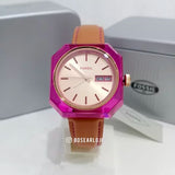  Shop Authentic Fossil Candy White Dial Brown Leather Strap Watch for Women - ES3539 - Luxxuri