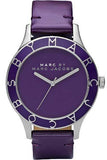  Shop Authentic Marc Jacobs Blade Purple Dial Purple Leather Strap Watch for Women - MBM1158 - Luxxuri
