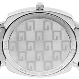  Shop Authentic Gucci Grip Quartz Silver Dial Silver Steel Strap Watch For Women - YA157410 - Luxxuri