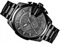  Shop Authentic Diesel Mega Chief Chronograph Black Dial Black Stainless Steel Watch For Men - DZ4355 - Luxxuri