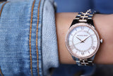  Shop Authentic Michael Kors Lauryn Mother of Pearl Dial Two Tone Steel Strap Watch For Women - MK3979 - Luxxuri