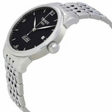  Shop Authentic Tissot T Classic Powermatic 80 Black Dial Silver Steel Strap Watch For Men - T41.1.483.52 - Luxxuri