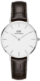  Shop Authentic Daniel Wellington Classic Petite Reading White Dial Black Leather Strap Watch For Women - DW00100241 - Luxxuri