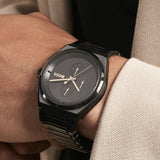  Shop Authentic Hugo Boss Steer Analog Black Dial  Black Steel Strap Watch For Men - 1514068 - Luxxuri