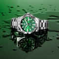  Shop Authentic Tag Heuer Aquaracer Calibre 5 Automatic Green Dial Silver Steel Strap Watch for Men - WAY2015.BA0927 - Luxxuri