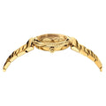Versace V-Motif Gold Dial Gold Steel Strap Watch for Women - VERE00618