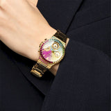  Shop Authentic Guess Sugarrush Quartz Multicolor Dial Gold Steel Strap Watch For Women - GW0258L1 - Luxxuri
