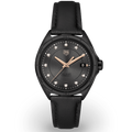  Shop Authentic Tag Heuer Formula 1 Diamonds Black Dial Black Leather Strap Watch for Women - WBJ1417.FC8234 - Luxxuri