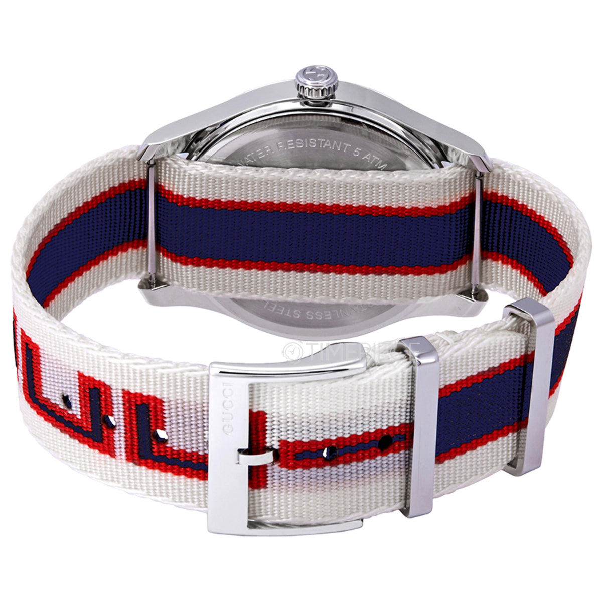  Shop Authentic Gucci G Timeless Quartz White Dial Two Tone NATO Strap Watch For Men - YA1264071 - Luxxuri