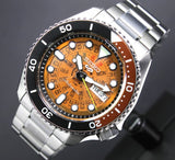  Shop Authentic Seiko 5 Sports Sonar Special Edition Brown Dial Silver Steel Strap Watch For Men - SRPJ47K1 - Luxxuri