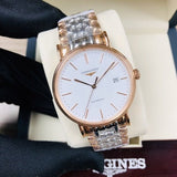  Shop Authentic Longines Presence 38.5mm Automatic White Dial Two Tone Steel Strap Watch for Men - L4.921.1.12.7 - Luxxuri