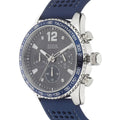  Shop Authentic Guess Fleet Chronograph Black Dial Blue Rubber Strap Watch for Men - W0971G2 - Luxxuri
