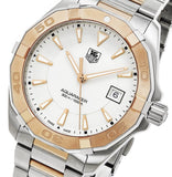  Shop Authentic Tag Heuer Aquaracer Quartz White Dial Silver Strap Watch for Men - WAY1150.BD0911 - Luxxuri