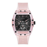  Shop Authentic Guess Sporting Black Dial Pink Rubber Strap Watch for Men - GW0032G1 - Luxxuri
