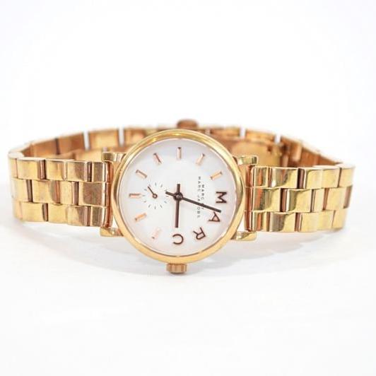  Shop Authentic Marc Jacobs Baker White Dial Rose Gold Steel Strap Watch for Women - MBM3248 - Luxxuri
