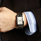  Shop Authentic Emporio Armani Classic White Dial Silver Steel Strap Watch For Men - AR0145 - Luxxuri