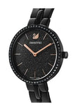  Shop Authentic Swarovski Cosmopolitan PVD Black Dial Black Steel Strap Watch for Women - 5547646 - Luxxuri