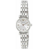  Shop Authentic Emporio Armani Gianni T Bar Quartz Silver Dial Silver Steel Strap Watch For Women - AR1935 - Luxxuri