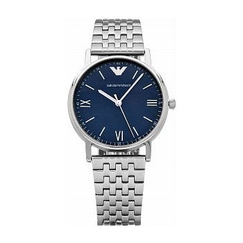  Shop Authentic Emporio Armani Kappa Quartz Blue Dial Silver Steel Strap Watch For Men - AR80010 - Luxxuri
