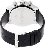  Shop Authentic Calvin Klein Posh Silver Dial Black Leather Strap Watch for Men - K8Q371C6 - Luxxuri