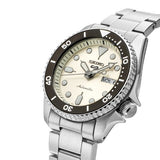  Shop Authentic Seiko 5 Sports SKX Automatic Cream Dial Silver Steel Strap Watch For Men - SRPK31K1 - Luxxuri