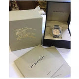  Shop Authentic Burberry Heritage Collection Rose Gold Dial Silver Steel Strap Watch for Men - BU1352 - Luxxuri