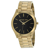  Shop Authentic Michael Kors Runway Black Dial Gold Steel Strap Watch for Women - MK3478 - Luxxuri