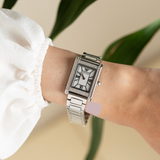  Shop Authentic Emporio Armani Empire Mother of Pearl Dial Silver Steel Strap Watch For Women - AR11625 - Luxxuri