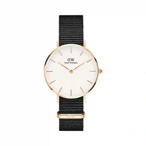  Shop Authentic Daniel Wellington Classic Petite Cornwall White Dial Green NATO Strap Watch For Women - DW00100253 - Luxxuri