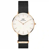  Shop Authentic Daniel Wellington Classic Petite Cornwall White Dial Green NATO Strap Watch For Women - DW00100253 - Luxxuri